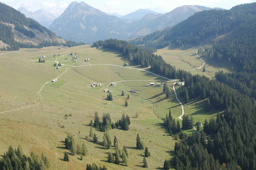 Hinteregger Alm Luftbild