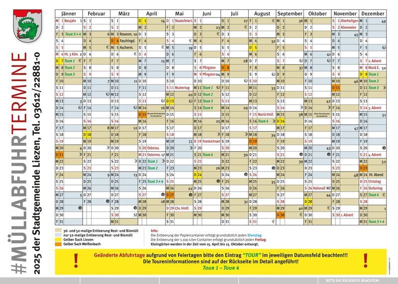 Abfuhrkalender 2025