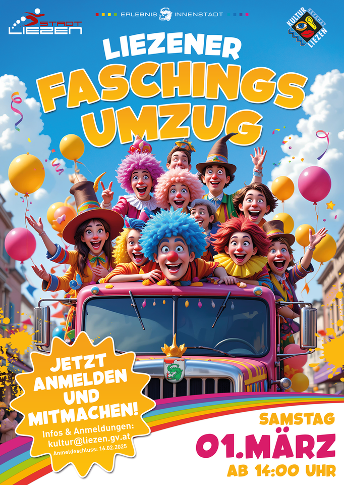 Anmeldung Faschingsumzug